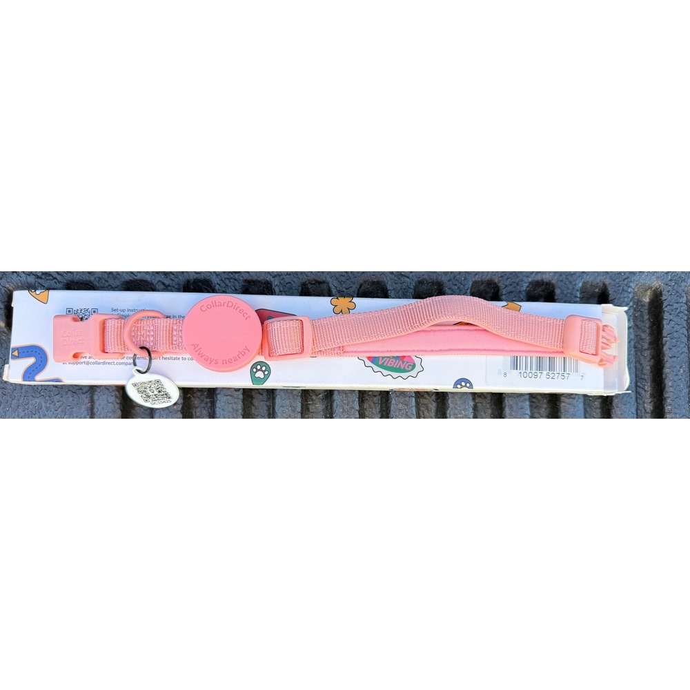 CollarDirect Pink AirTag Dog Collar, Size Small